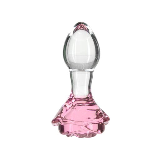 Plug Anal de Vidrio "Rosy" Rosa