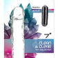 Addiction Crystal 7 Vertical Dong Clear Tpe W/ Bullet "
