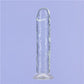 Addiction Crystal 7 Vertical Dong Clear Tpe W/ Bullet "