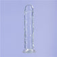 Addiction Crystal 8 Vertical Dong Clear Tpe W/ Bullet "