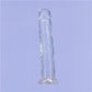 Addiction Crystal 9 Vertical Dong Clear Tpe W/ Bullet "