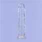 Addiction Crystal 9 Vertical Dong Clear Tpe W/ Bullet "
