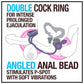 Thee Plug Silicona Con Anillo Vibrador Negro 