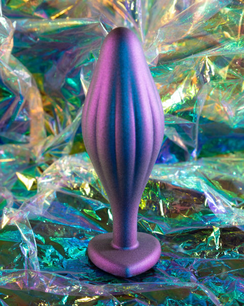 Plug Anal Silicona "Zafiro Ondulado"