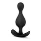 Anal Adventures Platinum Wave Plug Negro