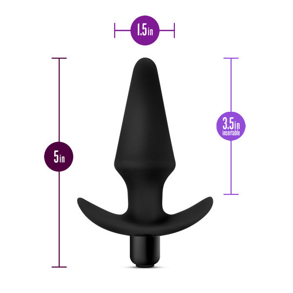 Anal Adventures Plug Vibrador Negro