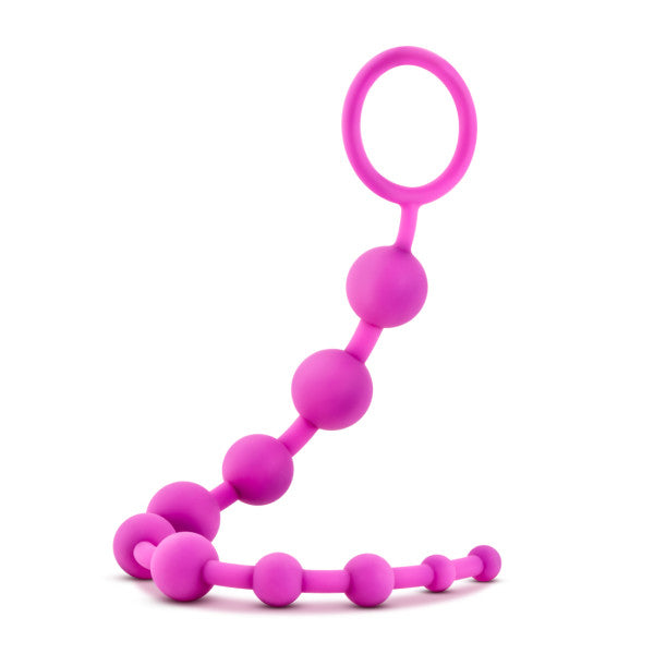 Silicona Luxe 10 Cuentas Rosa