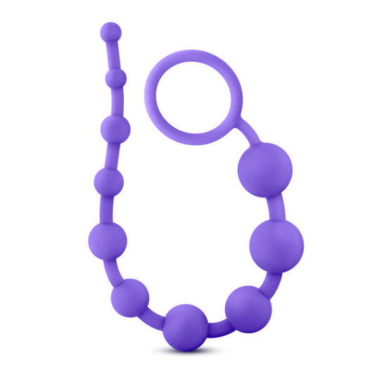Silicona Luxe 10 Cuentas Púrpura