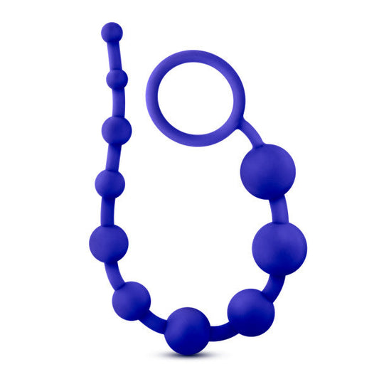 Luxe Silicona 10 Cuentas Azul Índigo