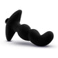 Anal Adventures Platinum Silicona Vibrador Masajeador de Próstata 03 Negro