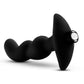 Anal Adventures Platinum Silicona Vibrador Masajeador de Próstata 03 Negro