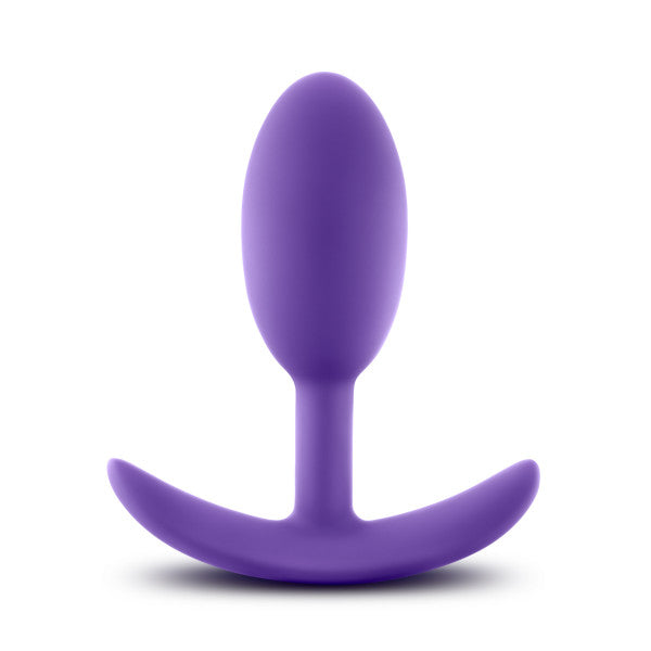 Luxe Violet Vibrating Slim Plug Medium
