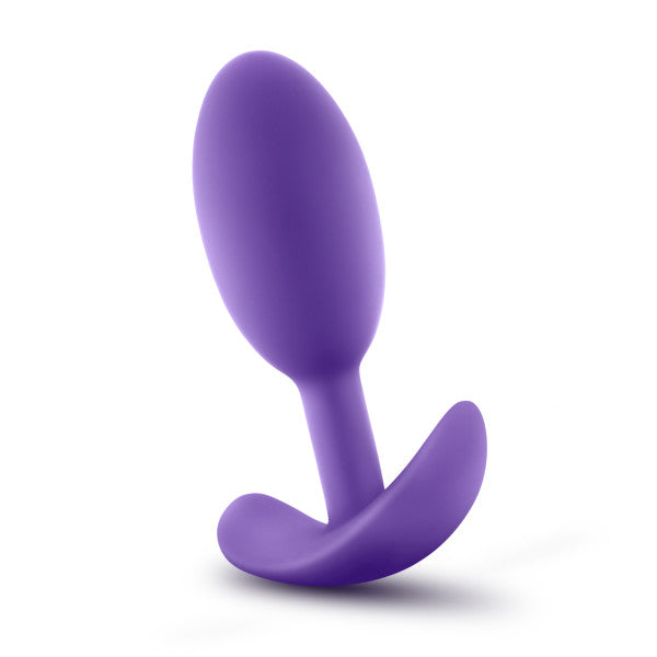 Luxe Violet Vibrating Slim Plug Medium
