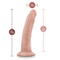 Dr Skin Plus Consolador articulable de 7 pulgadas Vainilla