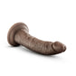 Dr Skin Plus 7in Poseable Dildo Chocolate