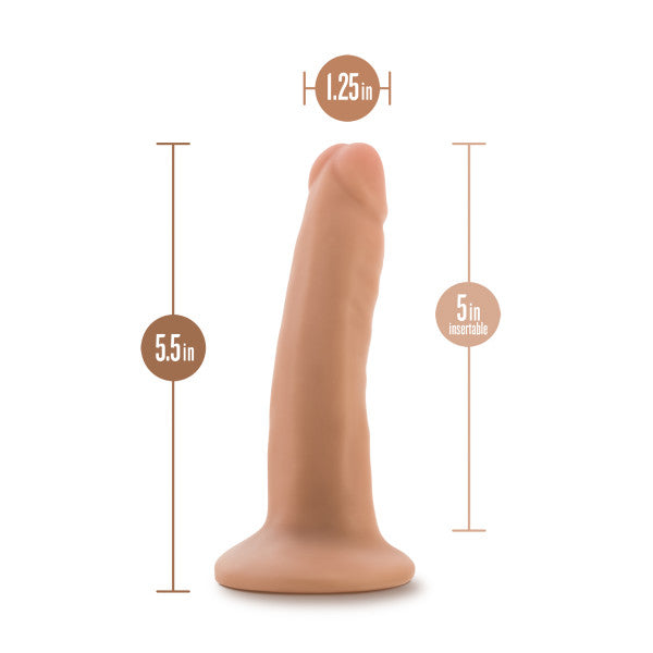 Dr Skin Plus 5in Poseable Dildo Vanilla