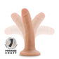 Dr Skin Plus 5in Poseable Dildo Vanilla