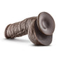 Dr Skin Mr D Consolador 8.5in Con Ventosa Chocolate