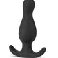 Anal Adventures Platinum Curve Plug Negro