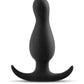 Anal Adventures Platinum Curve Plug Negro