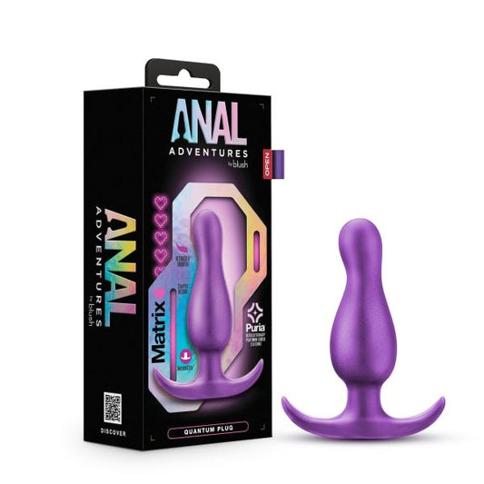 Anal Adventures Matrix Quantum Plug Galáctico Púrpura