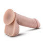 Dr Skin Plus 8in Posable Dildo W/ Balls Vanilla