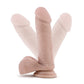 Dr Skin Plus 8in Posable Dildo W/ Balls Vanilla