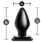 Plug Anal Deluxe con Piedras Preciosas Crepúsculo