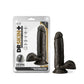 Dr Skin Plus Consolador Girthy Posable de 7 pulgadas Chocolate