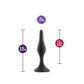 Shadow Black Beginner Anal Plug Small
