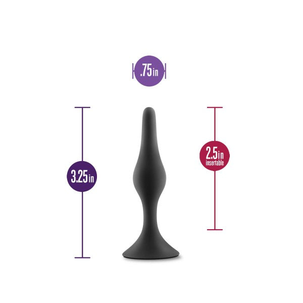 Shadow Black Beginner Anal Plug Small