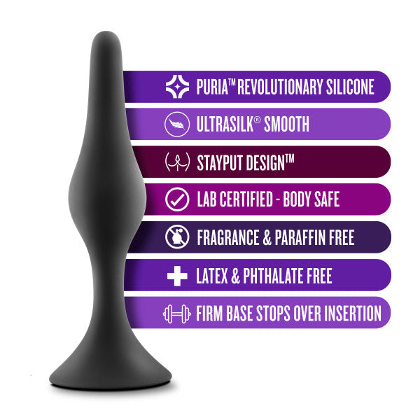 Shadow Black Beginner Anal Plug Small