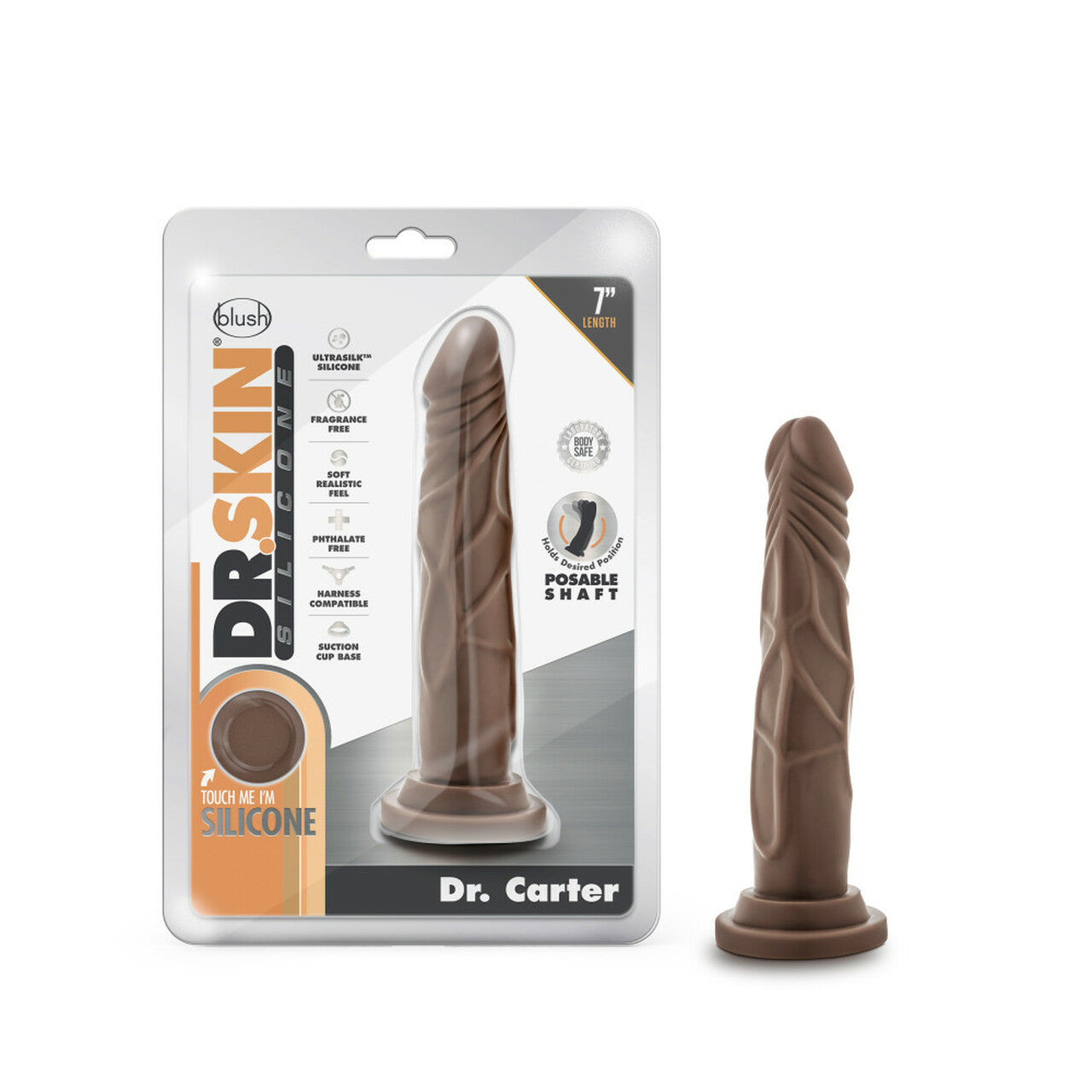Dr Skin Silicona Dr Carter 7 En Chocolate