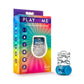 Play With Me Pleaser C-ring Azul Recargable