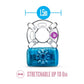 Play With Me Pleaser C-ring Azul Recargable
