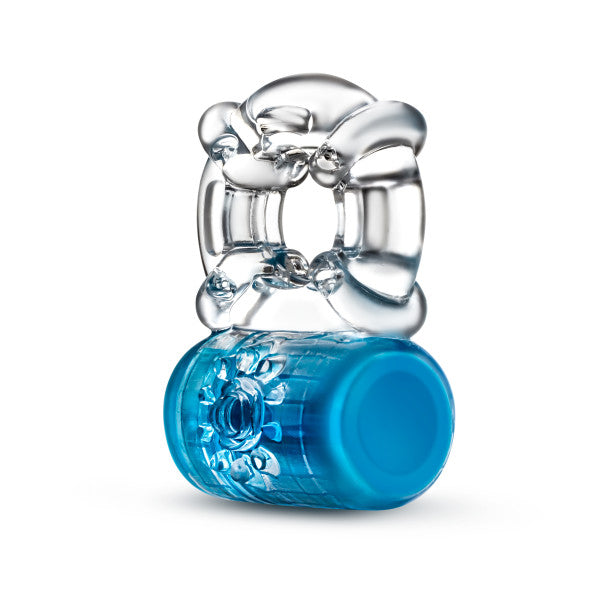 Play With Me Pleaser C-ring Azul Recargable