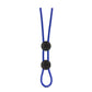 Stay Hard Silicone Double Loop Cock Ring Blue