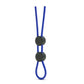Stay Hard Silicone Double Loop Cock Ring Blue