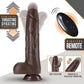 Dr Skin Dr Murphy Consolador de 8 pulgadas que empuja el chocolate