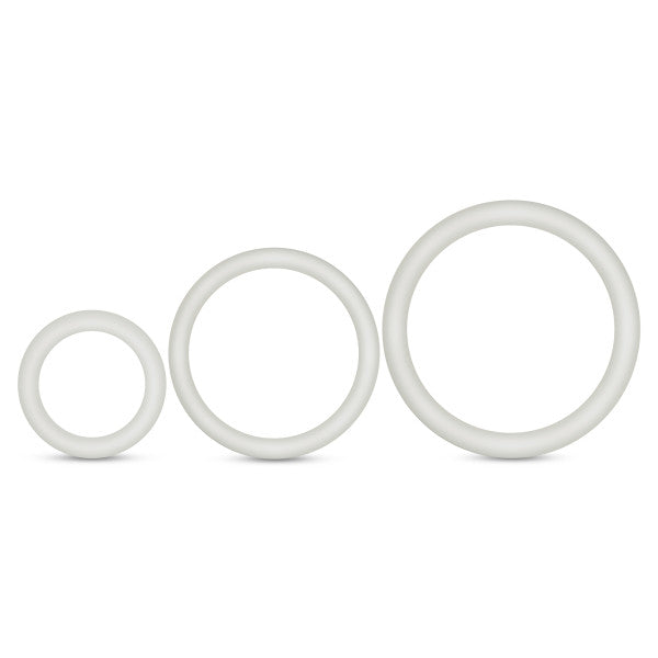 Performance Vs4 Pure Premium Juego de Anillos para el Pene de Silicona Blanco