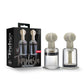 Temptasia Clit &amp; Nipple Twist Succionadores grandes, juego de 2 transparentes