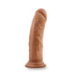 Dr Skin Glide Consolador autolubricante de 8 pulgadas Moca