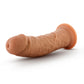 Dr Skin Glide Consolador autolubricante de 8 pulgadas Moca
