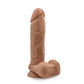 Au Naturel 9.5 In Dildo W/ Suction Cup Mocha