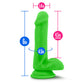 Neo 6 Dual Density Cock W/balls Neon Green "