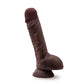 Dr Skin Dr Mason Consolador De 9 Pulgadas Con Succión Chocolate
