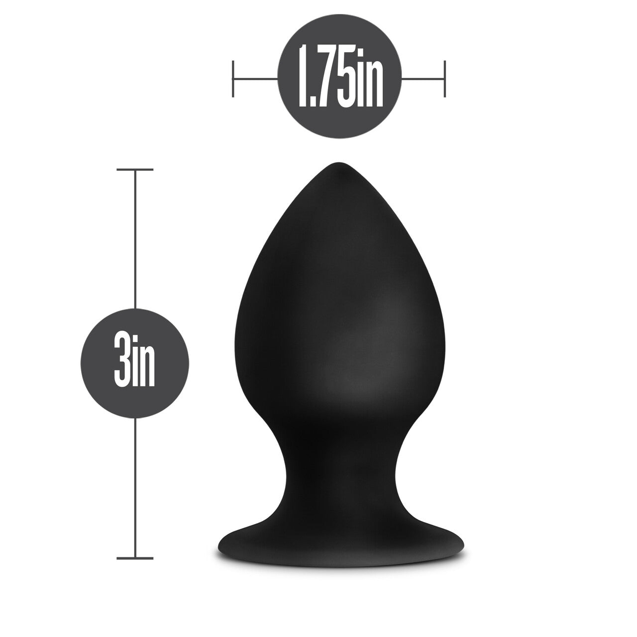 Anal Stout Plug Medium Black