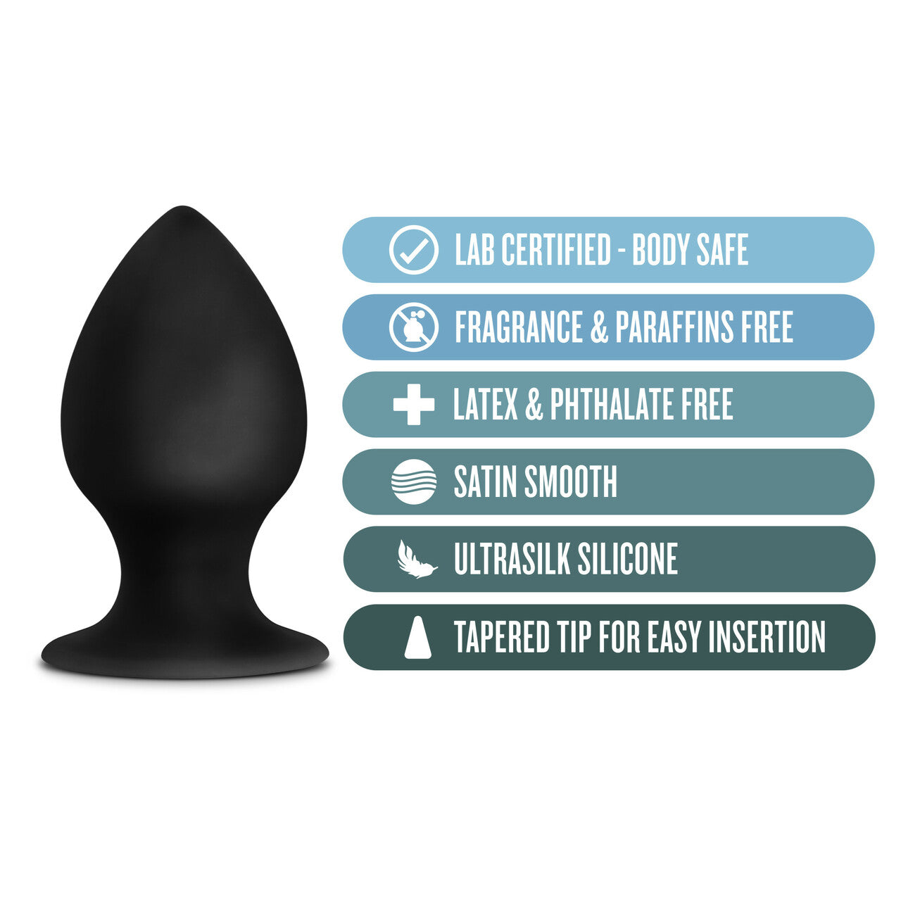 Anal Stout Plug Medium Black