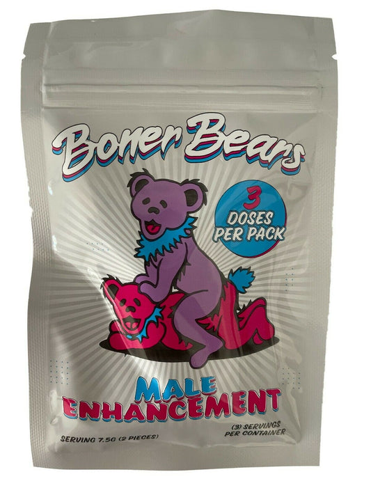 Boner Bear Male Enhancement Gummy 1pk (6 Pcs)