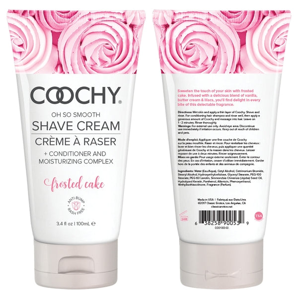 Pastel helado de crema de afeitar Coochy, 3.4 oz
